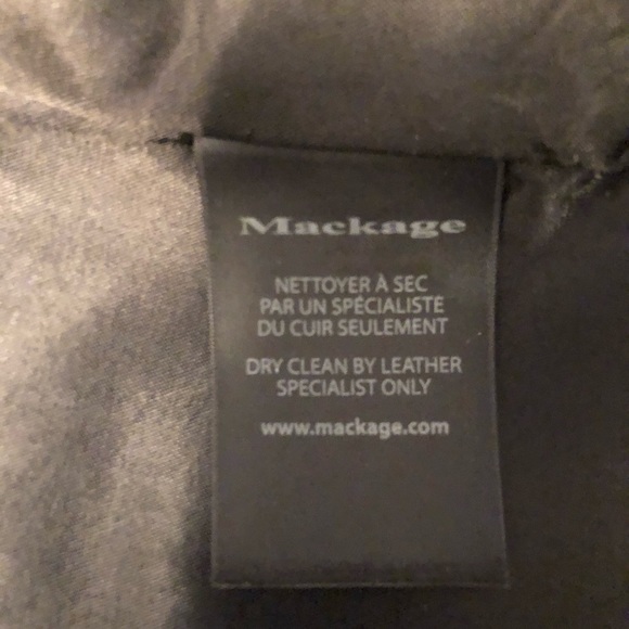 Mackage wool coat with hood and leather belt - Picture 4 of 6